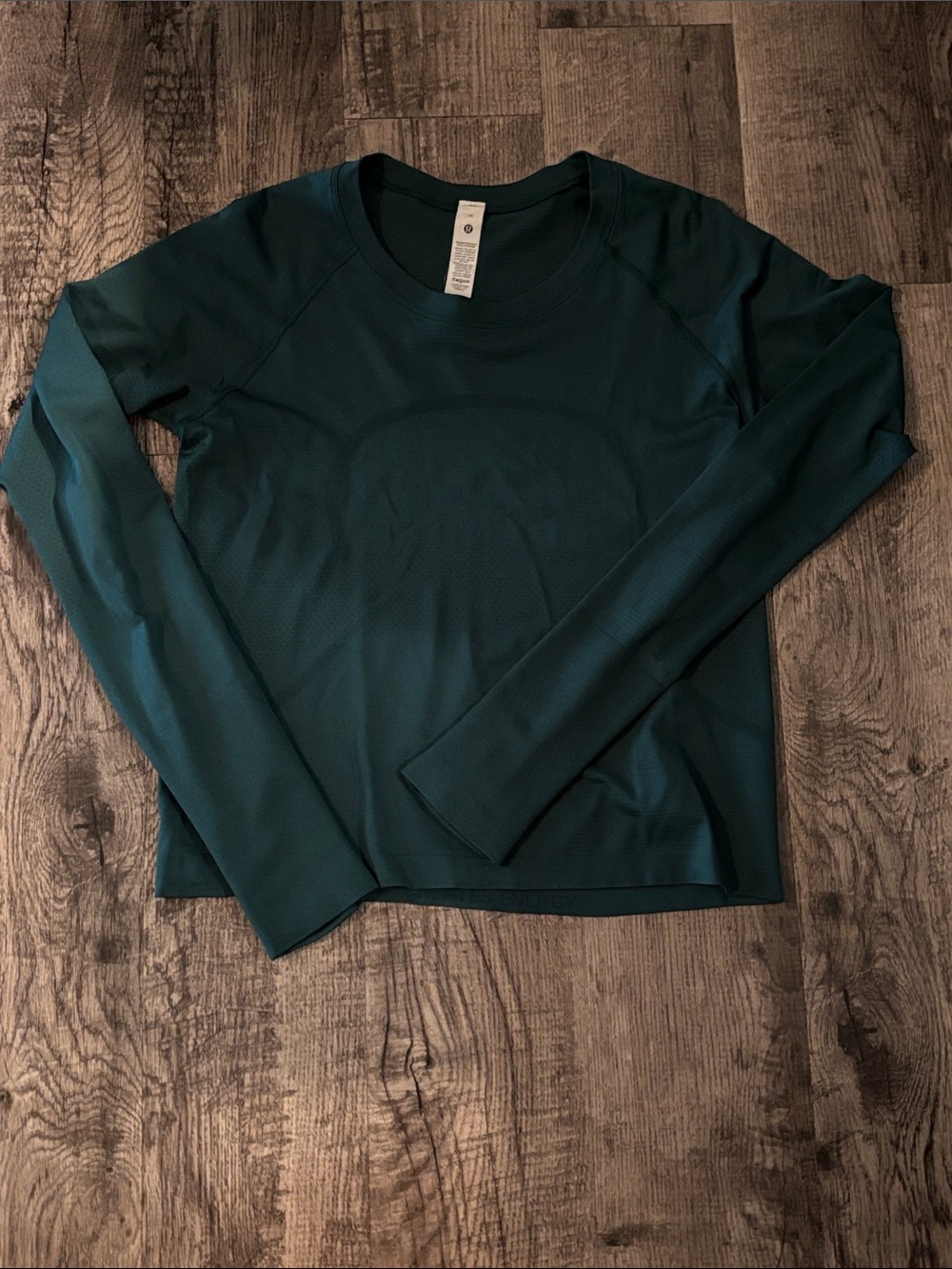 Lululemon Swiftly Tech Long- Sleeve - Waist Length - Teal - Size 10